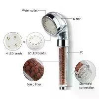 ราคา หัวฝักบัว LED, Zloog, เปลี่ยนสี, เซ็นเซอร์อุณหภูมิ, หัวฝักบัวแบบใช้มือถือ, สปา, แรงดันสูง, ตัวกรองประจุลบ, หัวฝักบัว (1731430091130242764)
