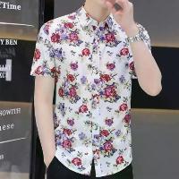 ราคา เสื้อเชิ้ตแขนสั้นผู้ชาย ใส่หน้าร้อน ทรงสลิมฟิต พิมพ์ลาย เหมาะสำหรับวัยกลางคนและวัยหนุ่มสาว เสื้อเชิ้ตไม่มีรีด ต่อต้านริ้วรอย เสื้อเชิ้ตอินเทรนด์ มาใหม่ 2025 (1731291829169260416)