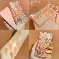 ราคา พาเลทอายแชโดว์ 10 สี สวีทมินต์ แมทและชิมเมอร์ แต่งหน้า อายแชโดว์กลิตเตอร์ ผิวมัน C4R2 (1732532745497904688)