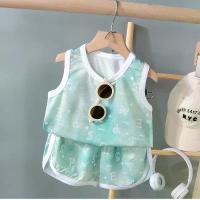 ราคา ชุดเสื้อกั๊กเด็กผู้ชาย ดูดซับความชื้น แห้งเร็ว เหมาะสำหรับเวลาเล่นสำหรับเด็กอายุ 3-12 ปี ทำจากผ้าฝ้าย เสื้อแขนกุดกีฬา รวมกางเกงขาสั้น ส่งฟรี ประเทศไทย VN (1731842452225624054)