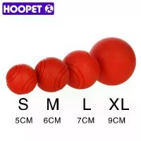 ราคา ของเล่นสุนัข ลูกบอลยาง HOOPET ทนต่อการกัด เหมาะสำหรับสุนัข ลูกสุนัข เท็ดดี้ พิทบูล สีแดง ลูกบอลแข็ง มีไซส์ S-XL อุปกรณ์สำหรับสัตว์เลี้ยง (1732671585598604425)