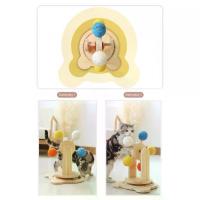 ราคา ของเล่นแมว 2-in-1 พร้อมเสาและลูกบอลเกา Wsgdi - ดีไซน์หมุนได้ รกแมวในร่ม สนุกและสำหรับแมว (1732275984938600031)