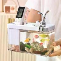 ราคา CEGSJP ตู้ปลาแมว ตู้ปลา อะคริลิค ใส ตู้ปลาเล็ก ตู้เลี้ยงปลา อ่างปลาพลาสติก ขายดีประจำเดือนนี้ (1732103106179401228)