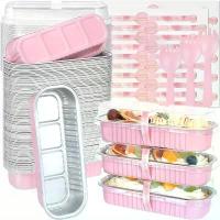 ราคา กระทะไส้กรอกขนาดเล็กทรงสี่เหลี่ยม 100 แพ็ค พร้อมฝาปิด ทำจากอลูมิเนียมอัลลอยด์ กระทะอบพร้อมช้อน รวมภาชนะฟอยล์แบบใช้แล้วทิ้ง เหมาะสำหรับเค้ก ขนมปัง พิซซ่า และขนมอบ (1731624241765386222)