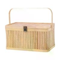 ราคา ตะกร้าขนมปัง, ตะกร้าขนม, ตะกร้าทอ, พร็อพถ่ายรูป, กระเช้าดอกไม้, กระเช้าดิบ, พร้อมฝาปิด, เหมาะสำหรับเค้ก, ผลไม้, ขนมอบ, ของว่าง, ขนมปัง (1731981218744470227)