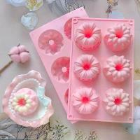 ราคา กระทะเค้กมินิ 6 ช่อง 1/2/3 ชิ้น ซิลิโคนไม่ติดกระทะ แม่พิมพ์อบแฟนซี เหมาะสำหรับเยลลี่ คัพเค้ก โดนัท มัฟฟิน บราวนี่ (1731956437936539046)
