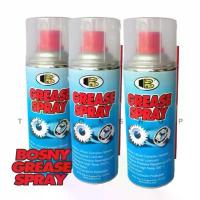 ราคา Bosny จารบีขาว สเปรย์หล่อลื่นโซ่ Grease Spray 200 ml (3 กระป๋อง) (1732556144106440106)