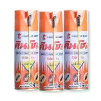 ราคา [พร้อมส่ง] คินโช ส้ม สเปรย์กำจัดปลวกและแมลง 300 มล. x 3 กระป๋อง (1731528093925344386)