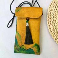ราคา กระเป๋าโทรศัพท์มือถือ, มาใหม่, ระดับไฮเอนด์, เส้นด้ายป้องกันสายรุ้ง, กระเป๋าสะพายข้าง, สไตล์วินเทจ, ที่เก็บของ, สำหรับผู้หญิง, กระเป๋าแบบสบาย ๆ สไตล์จีน (1730977093253040298)