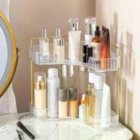 ราคา ชั้นวางเครื่องสำอาง MYE ที่เก็บของ แข็งแรง ชั้นวางของในห้องน้ำ 2 ชั้น สำหรับแต่งหน้าและน้ำหอม เหมาะสำหรับใช้ในบ้าน (1731419746902050500)