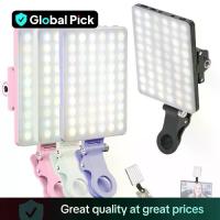 ราคา ไฟเซลฟี่แบบพกพาแบบหนีบ, ไฟเติมโทรศัพท์มือถือ LED 60 ดวง, CRI 95+, โหมดแสง 3 โหมด, หรี่แสงได้, การปรับความสว่าง 10 ระดับ, ไฟวิดีโอแบบหนีบแบบชาร์จไฟได้, อุปกรณ์เสริมโทรศัพท์มือถือ, ไฟ LED เซลฟี่ (173263