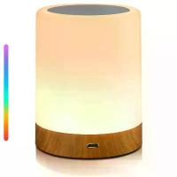 ราคา โคมไฟตั้งโต๊ะ LED, โคมไฟสัมผัส, โคมไฟข้างเตียง, โคมไฟตั้งโต๊ะ RGB, โคมไฟห้องนอน, พร้อมเซ็นเซอร์สัมผัส, โคมไฟตั้งโต๊ะแบบพกพา, ไฟ RGB, สำหรับเด็ก, ของขวัญ (1732183485647193876)