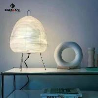 ราคา ที่นิยมมากที่สุด WONDERFUL โคมไฟตั้งโต๊ะ โคมไฟกระดาษ กระดาษฟาง การหรี่แสงสามสี ไฟประดับสไตล์ญี่ปุ่น โคมไฟตั้งพื้น (1731754218966648703)