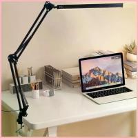 ราคา โคมไฟป้องกันดวงตา LED โคมไฟตั้งโต๊ะ usb โคมไฟตั้งโต๊ะสำหรับอ่านหนังสือที่มีคลิปหัวคู่ไฟ ปรับได้ 3สี LED แบบพับได้ไฟในร่ม ซีโอดี (1732514780388230311)