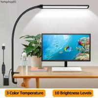 ราคา Qimedo โคมไฟตั้งโต๊ะ ป้องกันดวงตา LED โคมไฟอ่านหนังสือข้างเตียงแบบพิเศษ โคมไฟอ่านหนังสือแบบหนีบอ่านหนังสือ USB (1731857857134364000)