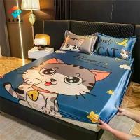 ราคา ผ้าปูที่นอน วัสดุไหมน้ำแข็ง ผ้าคลุมเตียงลายการ์ตูน เย็นในฤดูร้อน ดีไซน์ 360 องศา เหมาะสำหรับเตียง 3 ฟุต 3.5 ฟุต 5 ฟุต 6 ฟุต 6.5 ฟุต ไม่มีการเคลื่อนไหว (1730523444113344856)