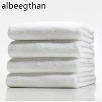 ราคา ✱ผ้าเช็ดตัว ผ้าขนหนูโรงแรม ผืนใหญ่ ขนาด 30x60 นิ้ว สีขาว Blue sleep❥ (1732642429209970368)