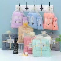 ราคา COD C123 ผ้าขนหนู แพ็คคู่ 2ผืน (พร้อมถุงแก้ว) ผ้าเช็ดตัว ขนาด70x140 ซม ผืนเล็ก 35x75ซม ผ้าเช็ดตัวอาบน้ำ (1732254529457915507)