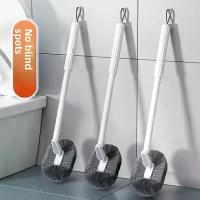 ราคา แปรงขัดห้องน้ำ สำหรับห้องน้ำในบ้าน แปรงทำความสะอาดห้องน้ำ เหมาะสำหรับส้วมนั่งยอง ด้ามยาว ติดผนัง โดยไม่มีพื้นที่ตาบอด แปรงทำความสะอาด (1731989350559941902)