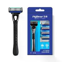 ราคา เครื่องโกนหนวดแบบแมนนวล, แบบเก่า, ใบมีดสแตนเลส 6 ชั้น, ที่ใส่มีด 1 อัน, หัวมีด 5 อัน มีดโกนหนวด konvy มีดโกน ด้ามมีดโกนหนวด ใบ สั่ง ใบ มีดโกน (1731374809121851035)