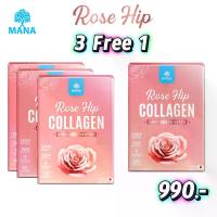 ราคา [ Flash Sale ] 3 แถม 1 ROSE HIP COLLAGEN MANA มานา โรสฮิปคอลลาเจน 1 กล่อง มี 7 ซอง ของแท้ ส่งฟรี คอลลาเจนซองชมพู คอลลาเจน ผิวใส คอลลาเจน จาก คลอลาเจน แบบ คลอลาเจน แบบ (1731487900534671487)