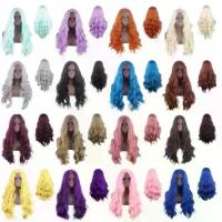 ราคา วิกผมคอสเพลย์ผมลอนแสกกลางยาว80cm ZB80001 ผม (1732674187710858389)