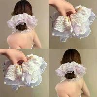 ราคา ที่คาดผมกลิ่นดอกกล้วยไม้ ผลิตภัณฑ์แฟชั่นยอดนิยมในปี 2025 ที่คาดผมตาข่ายดอกไม้สีม่วง สำหรับผู้หญิง ที่คาดผมมุกหรูหรา เครื่องมือจัดแต่งทรงผม ห่วง ผม (1731845186075591928)