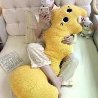 ราคา หมอนรองนอน หมอนข้างเตียง รูปทรงข้างเตียง เบาะขนาดใหญ่ ถอดซักได้ ดีไซน์การ์ตูน หมอนรอง ผม ปัก หัว นอน bolster (1732103967443683237)