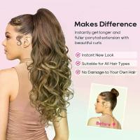 ราคา กิ๊บติดผม วิกผมหางม้าหยิกหยักศก มองไม่เห็น ลอนคลื่นลูกใหญ่ ลอนกลีบดอกไม้ลูกแพร์ วิก ผม ปลอม แฮร์พีช (1731915428417078339)