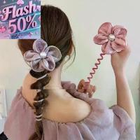 ราคา ยางสีรุ้ง ที่คาดผมดอกไม้ หางม้าตรง ลวดโทรศัพท์ สไตล์ฤดูร้อน บรรยากาศสำหรับผู้หญิง ใหม่ในปี เครื่องมือถักเปียระดับไฮเอนด์ สไตล์ดาราอินเทอร์เน็ต ปิ่นปัก ผม งานย่าโม ยางมัด ผม ดอกไม้ (1732233314735065331