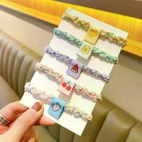 ราคา สร้อยคอผลไม้, ลูกกวาด racy, เชือกผูกผม, เชือกลวดยางยืด, สำหรับผู้หญิง, ตกแต่งผม เสื้อบาร์บี้ยางมัดผมโดนัท ยาง มัด ยาง รัด ผม (1730651907763505548)
