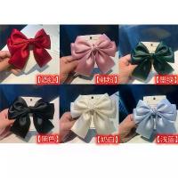 ราคา กิ๊บติดผมโบว์ใหญ่ แฮนด์เมด สีแดง เหมาะสำหรับหางม้า สำหรับผู้หญิง ใช้หลังหัว กิ๊บ ติด ผม ดอก ลีลาวดี (1731803809715685846)