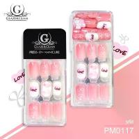 ราคา COD [ New ] GLAZE & GLAM เล็บปลอม เล็บเจลปลอม เล็บปลอมสำเร็จรูป เล็บปลอมพร้อมเทปกาวในตัว PRESS ON NAILS / PM0117 / 30 PCS (1732158950020646704)