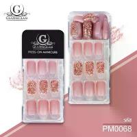 ราคา COD [ New ] GLAZE & GLAM เล็บปลอม เล็บเจลปลอม เล็บปลอมสำเร็จรูป เล็บปลอมพร้อมเทปกาวในตัว PRESS ON NAILS / PM0068 / 30 PCS (1732158936535107376)