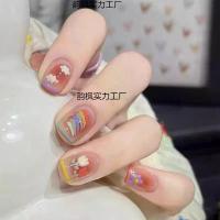 ราคา เคล็ดลับเล็บสำหรับเด็ก, สวมใส่ได้, สำหรับเด็กผู้หญิง, เล็บปลอม, สติ๊กเกอร์ติดเล็บยาว, สติ๊กเกอร์ติดเล็บที่ถอดออกได้ (1732107926743647633)