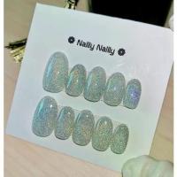 ราคา พร้อมส่งจากไทย *New* เล็บpvc งานเจลแฟลช+โฮโลแกรม วิ้งค์สุดๆ! #เล็บเจล #เล็บปลอมสำเร็จรูป #เล็บปลอม (1732801543309657773)