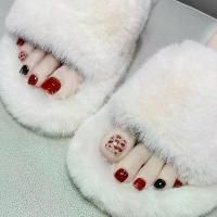 ราคา COD PPHOO#G เล็บปลอม พร้อมส่ง เล็บเท้า กล่อง 24 ชิ้น (1732258142044325628)