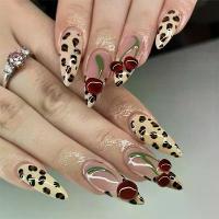ราคา เล็บสวมใส่ได้ ลายเสือดาว 3 มิติ เล็บคริสต์มาส สไตล์ฝรั่งเศส กดบนเล็บ เล็บปลอม (1731573801772615348)