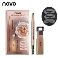 ราคา COD Novo Fashion Brow ดินสอเขียนคิ้ว (No.5146) แถมรีฟีลและบล็อคเขียนคิ้ว ดินสอเขียนคิ้วหัวเรียว ที่ปัดขนคิ้ว (1732410197248542467)