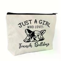 ราคา กระเป๋าแต่งหน้า, แฟนโกลเด้นรีทรีฟเวอร์ฝรั่งเศส, กระเป๋าเครื่องสำอาง "แค่ผู้หญิงที่รักโกลเด้นรีทรีฟเวอร์", ไม่มีกลิ่นและทนทาน, ของขวัญที่สมบูรณ์แบบสำหรับผู้หญิงและเจ้าของสัตว์เลี้ (1732049907696502624)