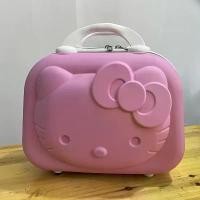 ราคา กระเป๋าเครื่องสำอาง แบบพกพา ขนาดเล็ก สีชมพู ลายการ์ตูนแมวน่ารัก สไตล์ 1 ชิ้น กระเป๋าเดินทางเด็ก สไตล์การ์ตูน (1732449165154223459)