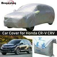 ราคา ผ้าคลุมรถสำหรับ Honda CR-V CRV ป้องกันรังสียูวีกลางแจ้ง ป้องกันแสงแดด ฝน หิมะ น้ำค้างแข็ง ป้องกันฝุ่น SUV กันลม รถยนต์ Car (1729930674232724343)