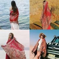 ราคา ผ้าคลุมไหล่ชายหาดชาติพันธุ์, ผ้าพันคอสีแดง, ผ้าพันคอไหมอุ่น, เหมาะสำหรับการถ่ายภาพการเดินทางทิเบตและหิมาลัย, ผ้าคลุมไหล่ทะเลทรายยูนนาน, ป้องกันแสงแดด (1732099106267432329)
