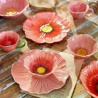 ราคา เครื่องใช้บนโต๊ะอาหาร�นเซรามิก Underglaze, สไตล์สวน, รูปดอกไม้, ชาม/จาน/ถ้วยกาแฟ, ไมโครเวฟได้, ชุดถ้วยและจานรองชาเที่ยง, รวมแก้ว (1732225604252763591)