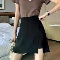 ราคา กระโปรงแยก ฤดูร้อน ผู้หญิง บาง ทรงเอ เอวสูง ทรงเอ ความปลอดภัย ป้องกันการสัมผัส กระโปรงสีดำ วัสดุชีฟอง กระโปรงสั้น กางเกง (1732047664399943225)