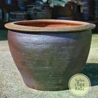 ราคา กระถาง 4 ปี๊บดำ อ่างบัวขนาดใหญ่ กระถางปลูกต้นไม้ขนาดใหญ่ กระถางดำ ขนาด70-75 Cm.(28นิ้ว) อ่างบัว กระถางใหญ่ กระถางราชบุรี กระถางดินเผา (1731775852671567696)