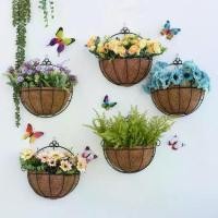 ราคา [COD] กระถาง กระถางแขวนตะกร้า 10/12/14 นิ้ว ศิลปะเหล็กที่สร้างสรรค์ กระถางแขวนใยมะพร้าว ขนาดใหญ่ (1731445213829825549)