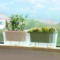 ราคา กระถาง แบบใส 2 ชั้น กระถาง​ต้น​ไม้​ กระถางพลาสติก กระถางต้นไม้แบบใส​ กระถางต้นไม้รดน้ําด้วยตนเอง (1731076217818482741)