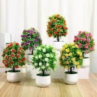 ราคา พืชประดิษฐ์พลาสติก, คองกอน, กระถาง, 6 สีให้เลือก, ตกแต่งบ้านและสวน, ดอกกุหลาบ 45 ชิ้น, บอนไซสีเขียว, ต้นไม้ขนาดเล็ก, เหมาะสำหรับตกแต่งบ้านและโต๊ะทำงาน, ห้องนั่งเล่น, มาใหม่ (1732664258962359473)