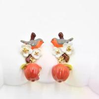 ราคา ต่างหูเด็กการ์ตูนน่ารัก ดีไซน์เฉพาะ คลิปหนีบหู ลายแอปเปิ้ล นก และดอกไม้ F68 (1732557995396728713)